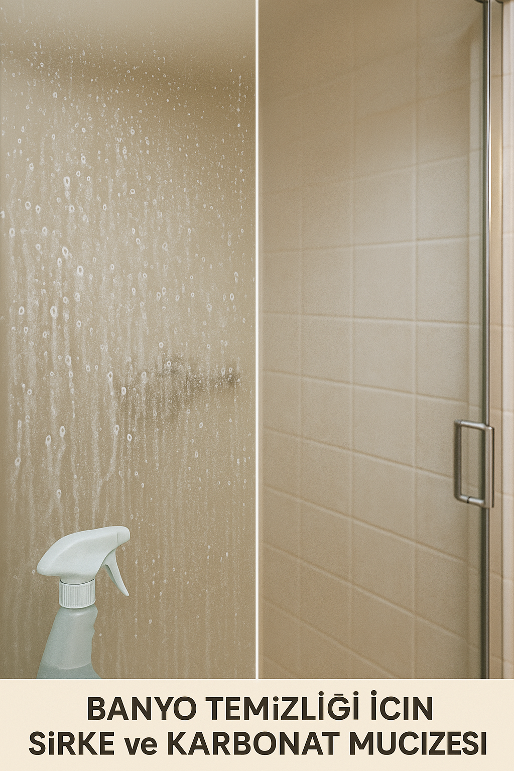 Sirke ve karbonatla temizlik